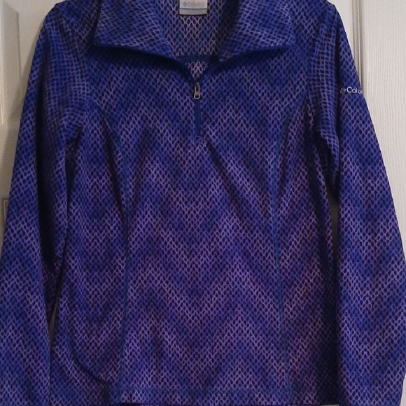 Columbia Purple Geometric Pullover - Picture 6 of 6